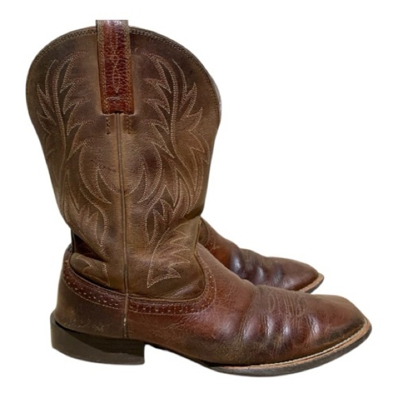Ariat Men's Square Toe Leather Western Boots Style 10016291 Size 11EE - Picture 2 of 7